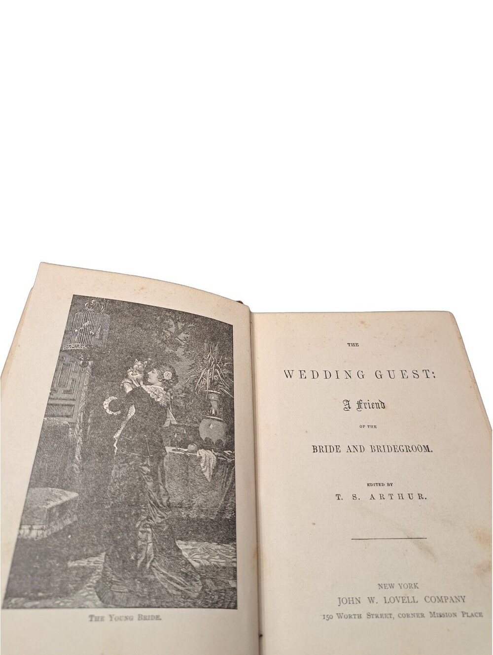 Vintage 1888 The Wedding Guest: A Friend of the Bride and Bridegroom book